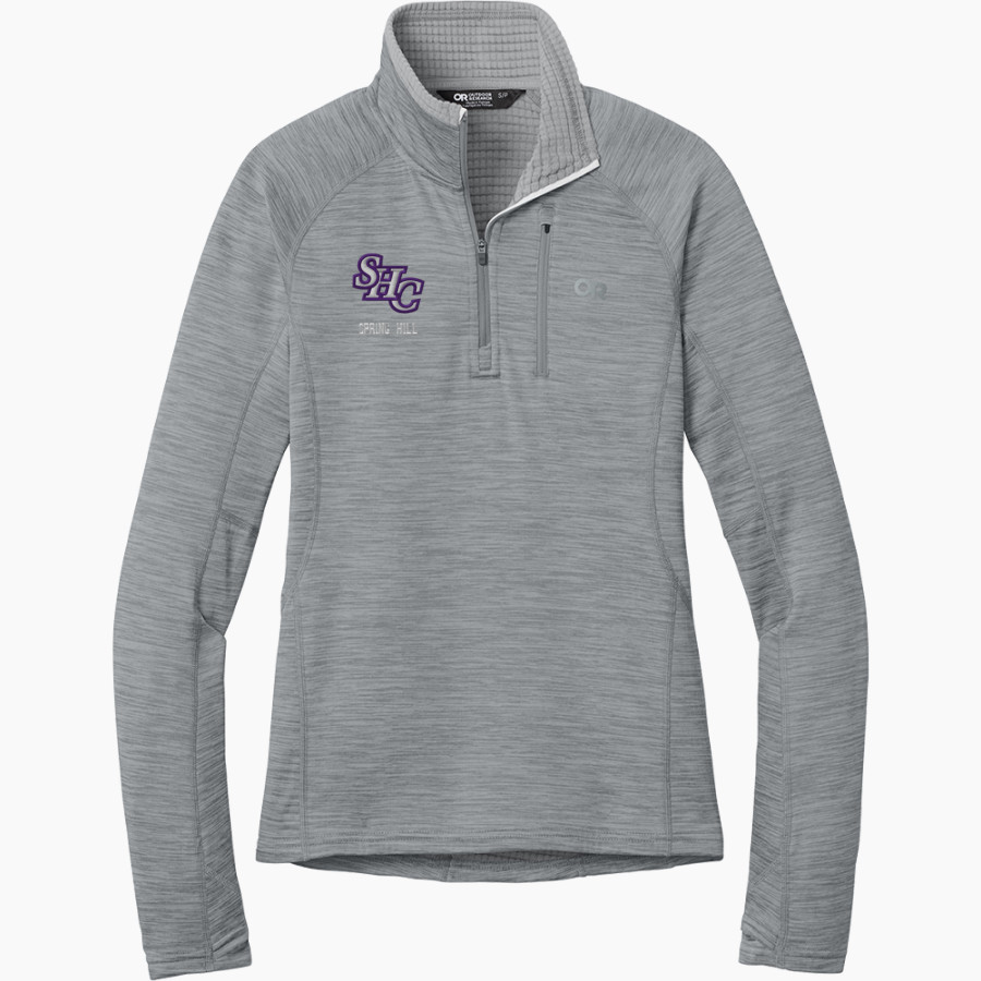 Spring Hill Badgers <span class="pdp-name-mascot">Spring Hill Badgers</span> Outdoor Research Women's Tech Grid 1/4-Zip Fleece