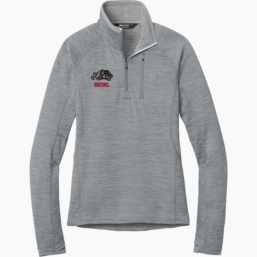 Boscobel Bulldogs <span class="pdp-name-mascot">Boscobel Bulldogs</span> Outdoor Research Women's Tech Grid 1/4-Zip Fleece