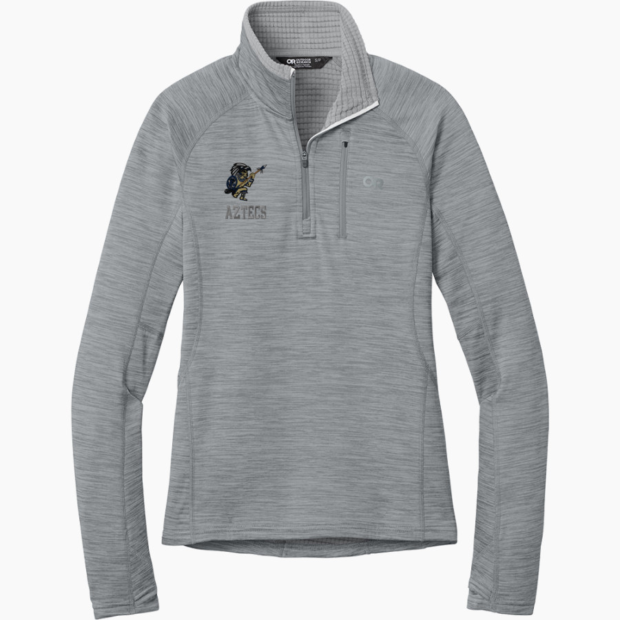 FARMERSVILLE HIGH SCHOOL AZTECS <span class="pdp-name-mascot">FARMERSVILLE AZTECS</span> Outdoor Research Women's Tech Grid 1/4-Zip Fleece