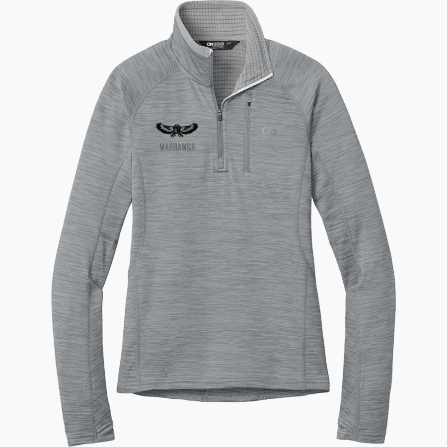 WESTERVILLE CENTRAL WARHAWKS <span class="pdp-name-mascot">WESTERVILLE WARHAWKS</span> Outdoor Research Women's Tech Grid 1/4-Zip Fleece