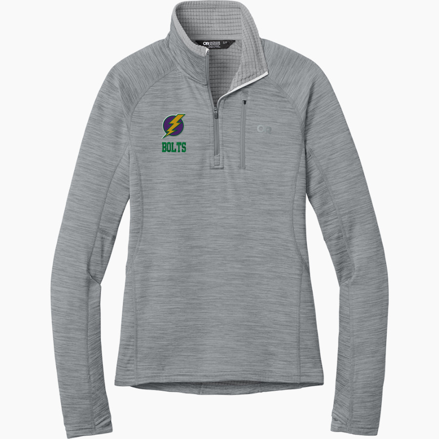 Bertha Holt Bolts <span class="pdp-name-mascot">Bertha Holt Bolts</span> Outdoor Research Women's Tech Grid 1/4-Zip Fleece