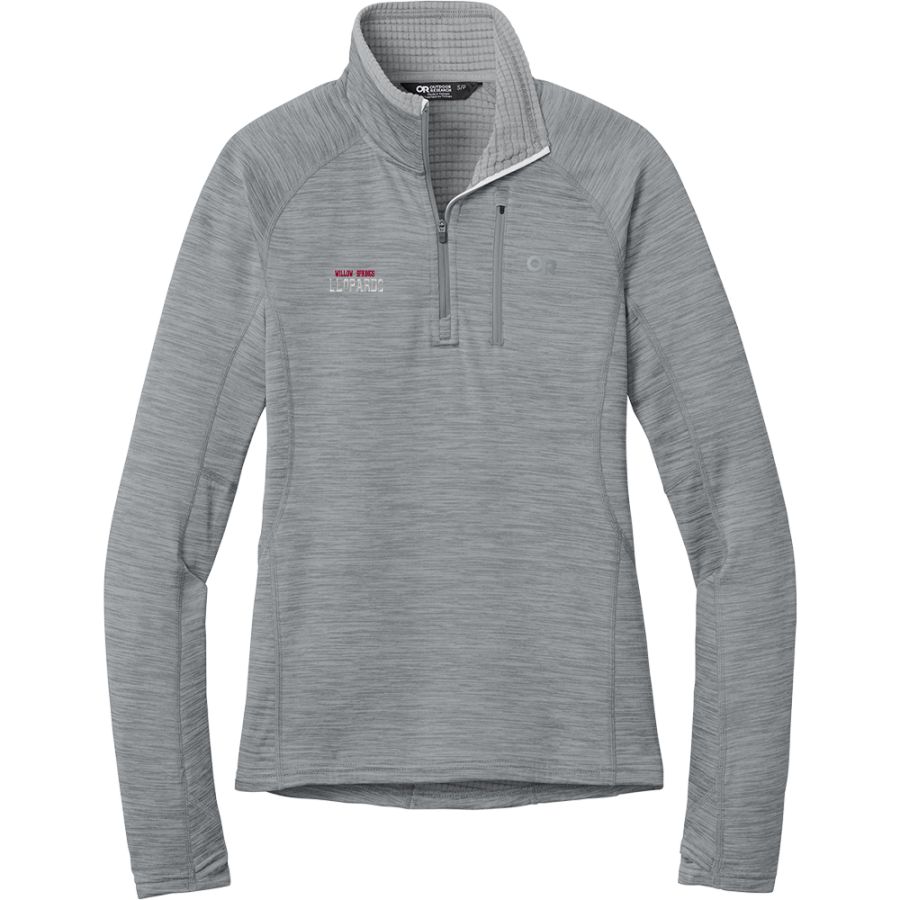 Willow Springs Leopards <span class="pdp-name-mascot">Willow Springs Leopards</span> Outdoor Research Women's Tech Grid 1/4-Zip Fleece