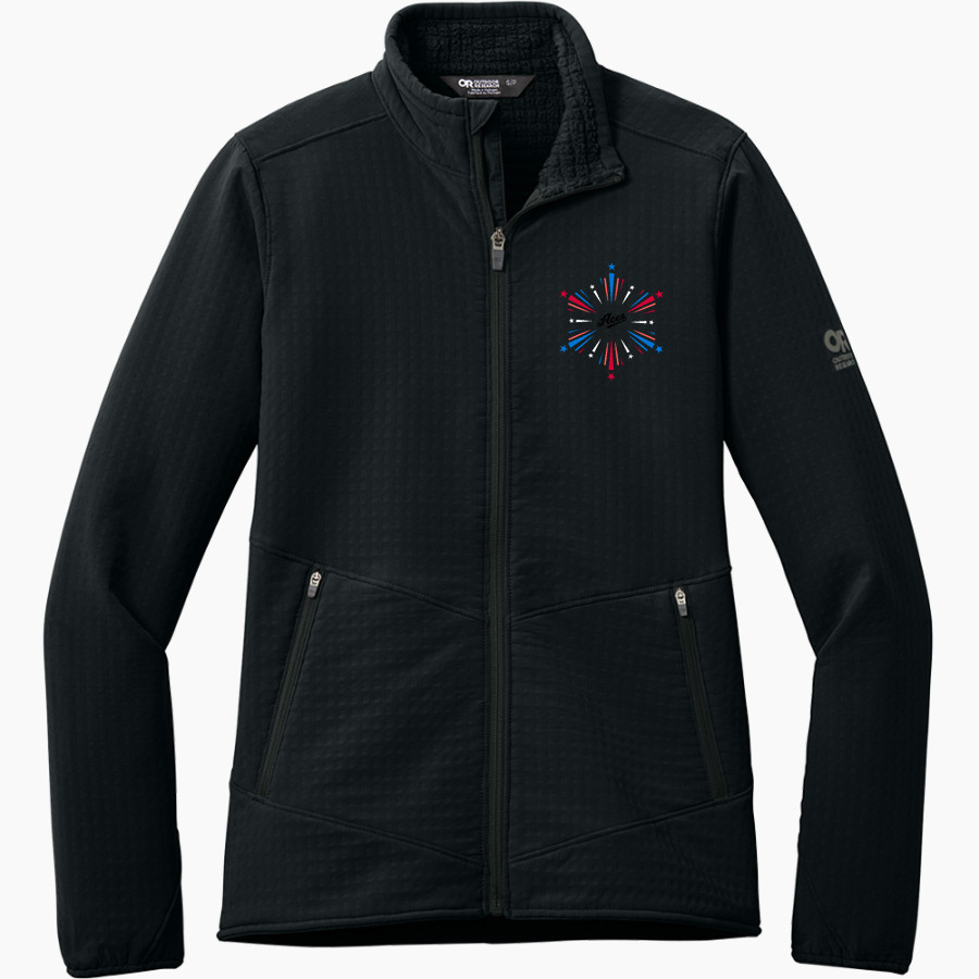 Arkansas Aces Aces <span class="pdp-name-mascot">Arkansas Aces</span> Outdoor Research Women's Grid Soft Shell Jacket