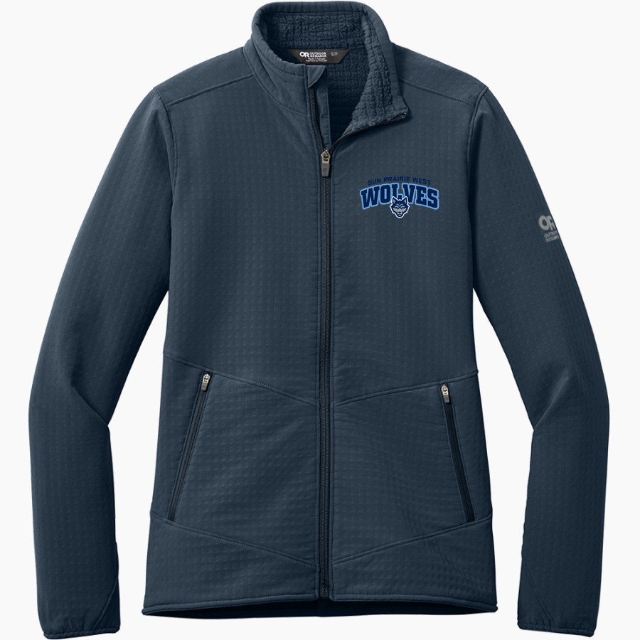 Sun Prairie West Wolves <span class="pdp-name-mascot">Sun Prairie West High School Wolves</span> Outdoor Research Women's Grid Soft Shell Jacket