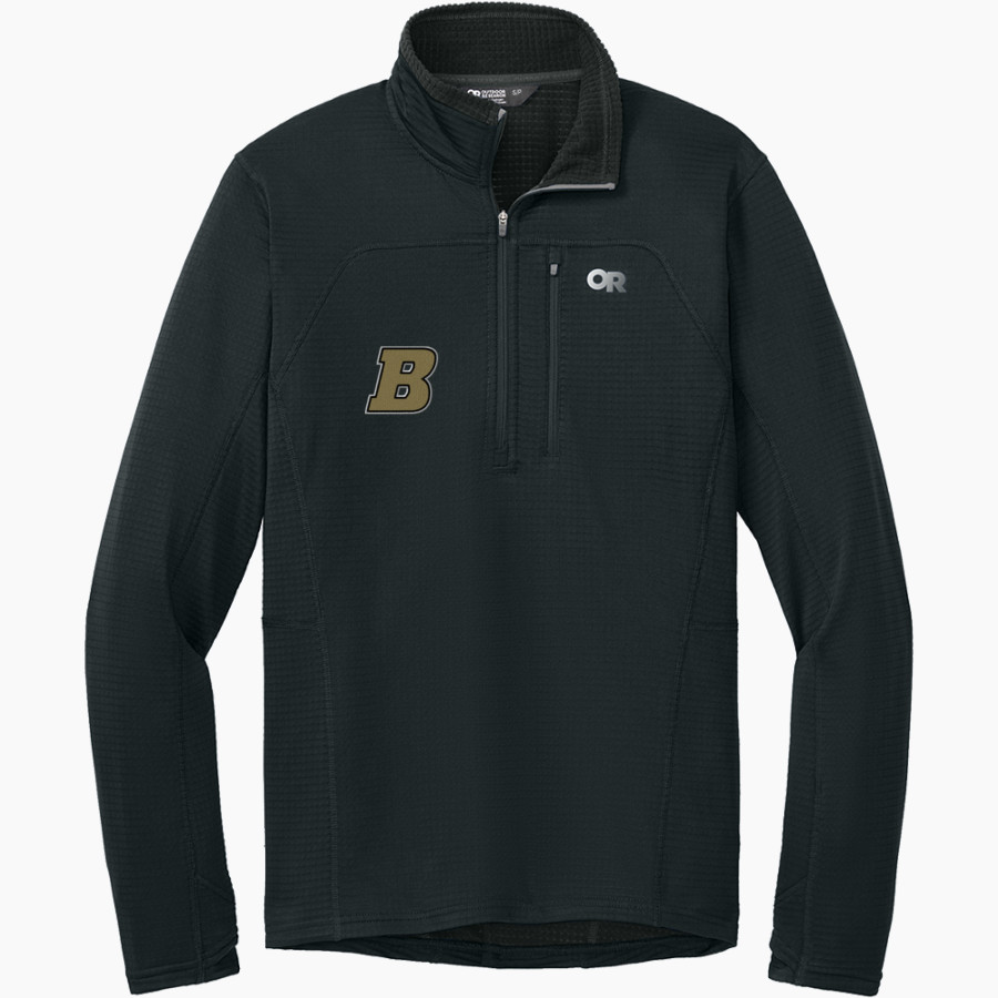 Boonville Pioneers <span class="pdp-name-mascot">Boonville Pioneers</span> Outdoor Research Men's Tech Grid 1/4-Zip Fleece