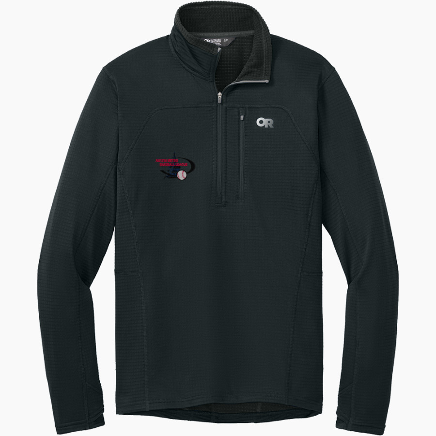 AUSTIN METRO BASEBALL LEAGUE <span class="pdp-name-mascot">AUSTIN METRO BASEBALL LEAGUE</span> Outdoor Research Men's Tech Grid 1/4-Zip Fleece