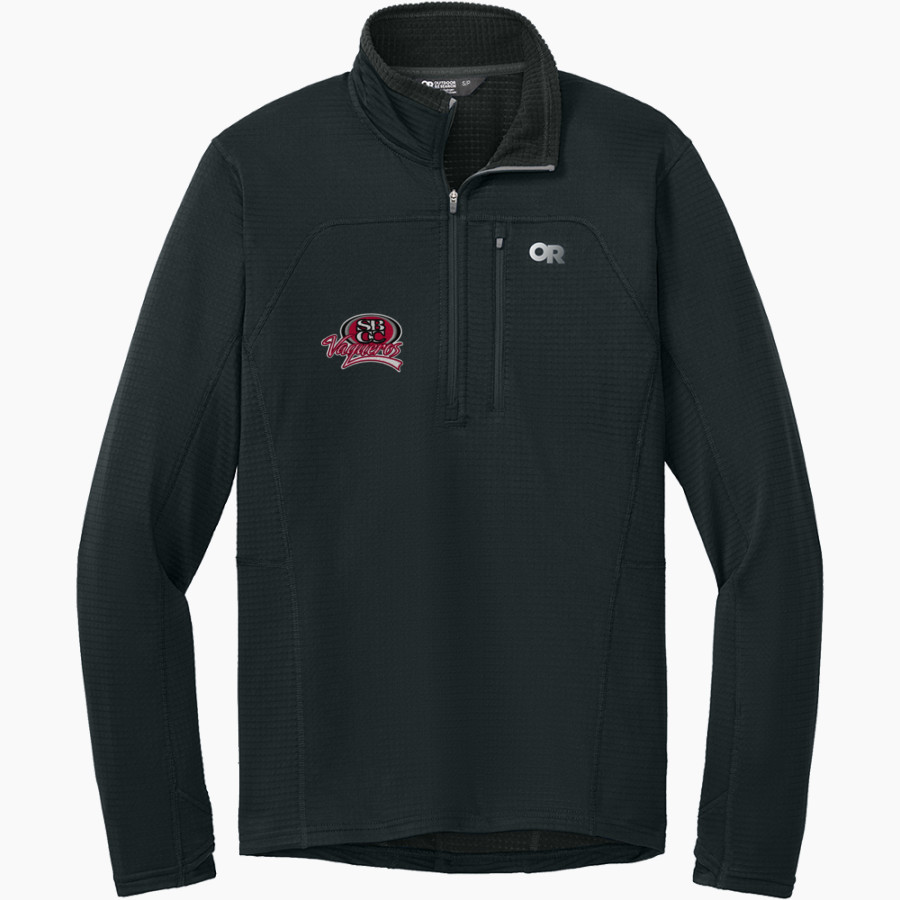 Santa Barbara Vaqueros <span class="pdp-name-mascot">Santa Barbara City College Vaqueros</span> Outdoor Research Men's Tech Grid 1/4-Zip Fleece