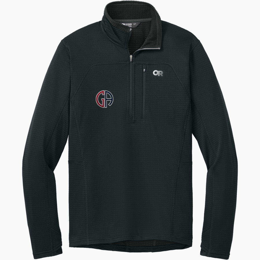 Germantown Academy Patriots <span class="pdp-name-mascot">Germantown Academy Patriots</span> Outdoor Research Men's Tech Grid 1/4-Zip Fleece
