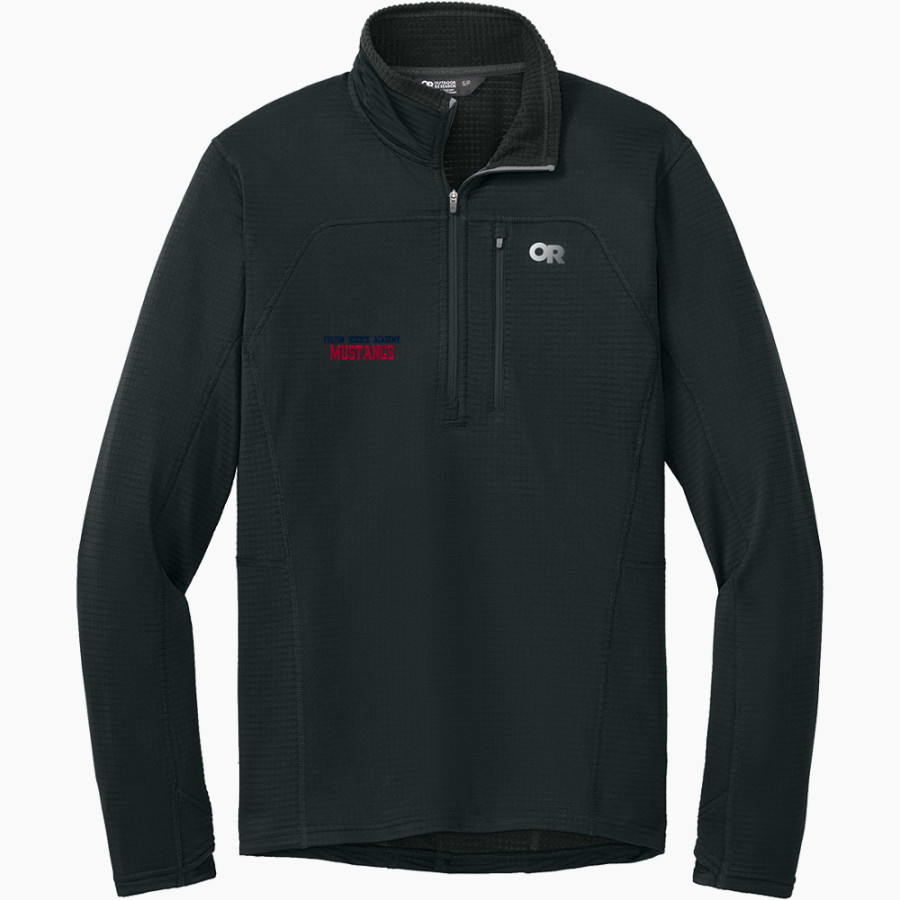 Fulton Science Academy Mustangs <span class="pdp-name-mascot">Fulton Science Academy Mustangs</span> Outdoor Research Men's Tech Grid 1/4-Zip Fleece