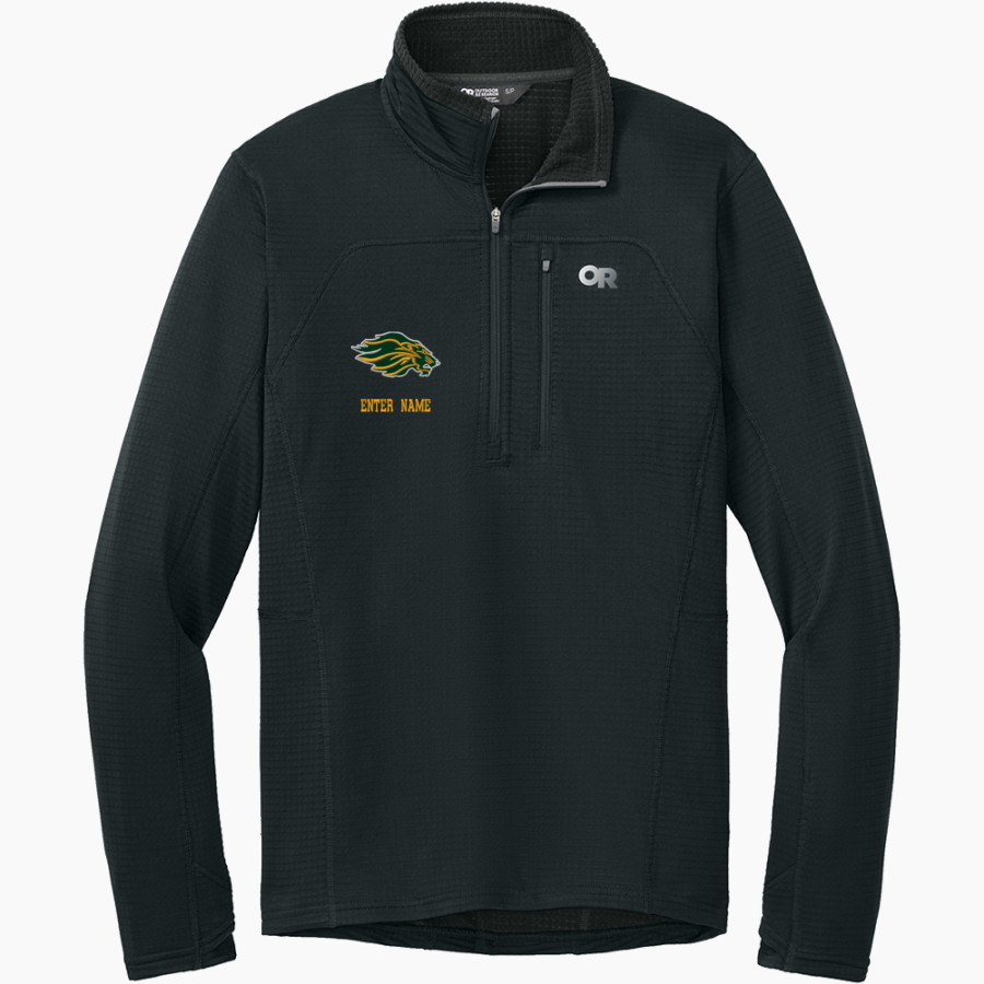 BORAH HIGH SCHOOL LIONS Outdoor Research Men's Tech Grid 1/4-Zip Fleece