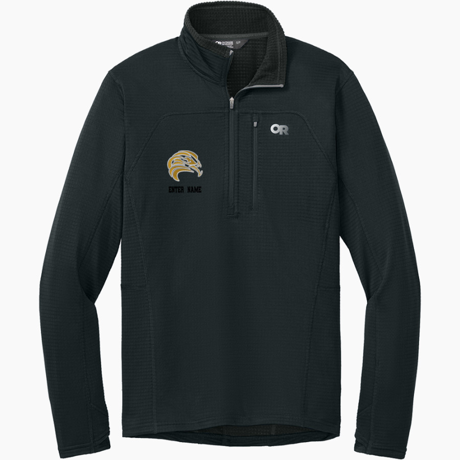 CENTRAL TECH SCHOOL FALCONS <span class="pdp-name-mascot">CENTRAL FALCONS</span> Outdoor Research Men's Tech Grid 1/4-Zip Fleece