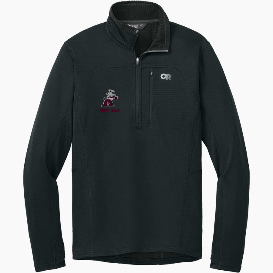 COBDEN HIGH SCHOOL APPLEKNOCKERS <span class="pdp-name-mascot">COBDEN APPLEKNOCKERS</span> Outdoor Research Men's Tech Grid 1/4-Zip Fleece