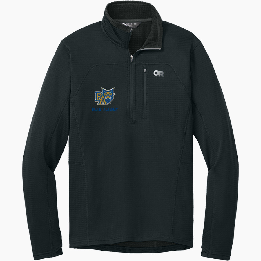 BACON ACADEMY BOBCATS <span class="pdp-name-mascot">BACON ACADEMY BOBCATS</span> Outdoor Research Men's Tech Grid 1/4-Zip Fleece
