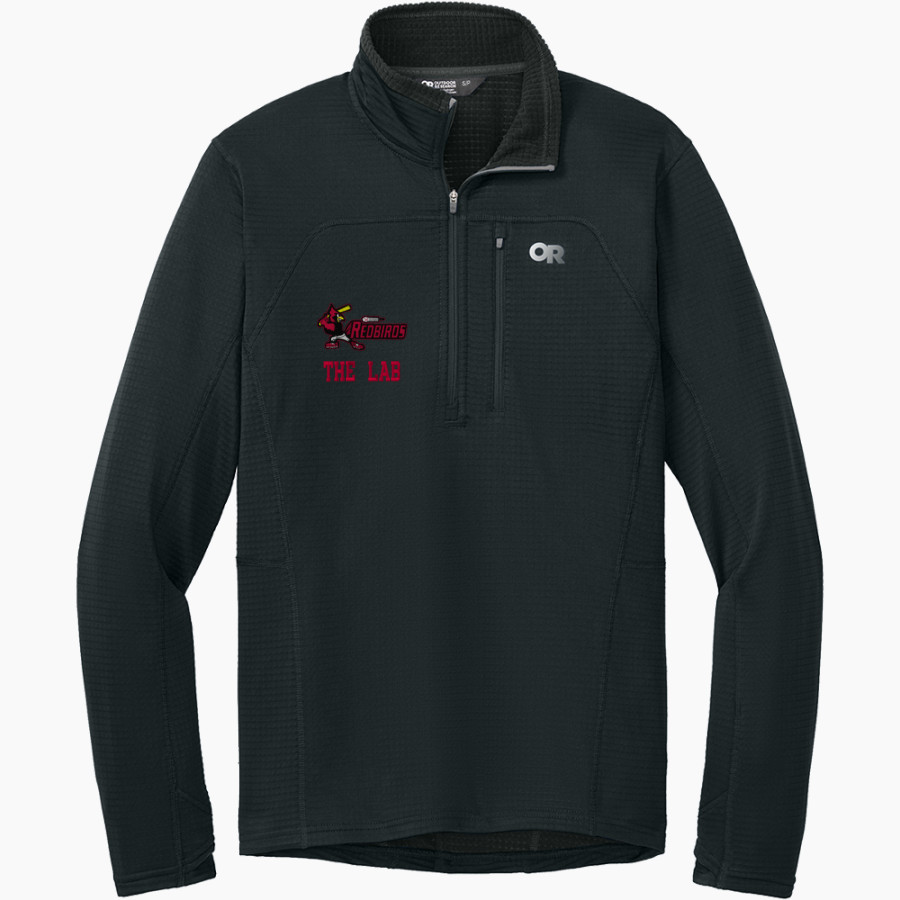 THE LAB SPORTS AND WELLNESS <span class="pdp-name-mascot">THE LAB SPORTS AND WELLNESS</span> Outdoor Research Men's Tech Grid 1/4-Zip Fleece