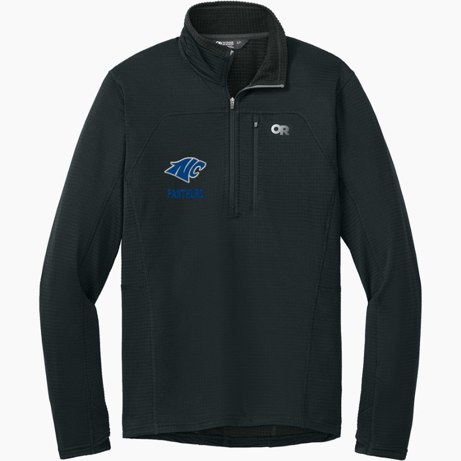 NORTH CROWLEY HIGH SCHOOL PANTHERS Outdoor Research Men's Tech Grid 1/4-Zip Fleece