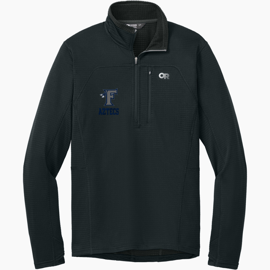 FARMERSVILLE HIGH SCHOOL AZTECS <span class="pdp-name-mascot">FARMERSVILLE AZTECS</span> Outdoor Research Men's Tech Grid 1/4-Zip Fleece
