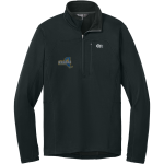 New York State Athletic Administrators Association <span class="pdp-name-mascot">New York State Athletic Administrators Association</span> Outdoor Research Men's Tech Grid 1/4-Zip Fleece Front Thumbnail