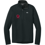 LAURENS CENTRAL SCHOOL LEOPARDS <span class="pdp-name-mascot">LAURENS LEOPARDS</span> Outdoor Research Men's Tech Grid 1/4-Zip Fleece Front Thumbnail