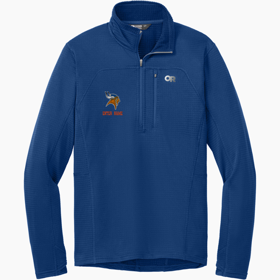 UMATILLA HIGH SCHOOL VIKINGS <span class="pdp-name-mascot">UMATILLA VIKINGS</span> Outdoor Research Men's Tech Grid 1/4-Zip Fleece
