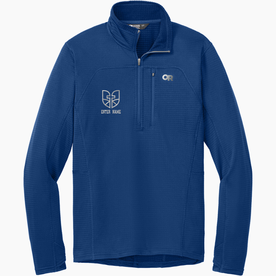 Zion Lutheran School Panthers Outdoor Research Men's Tech Grid 1/4-Zip Fleece