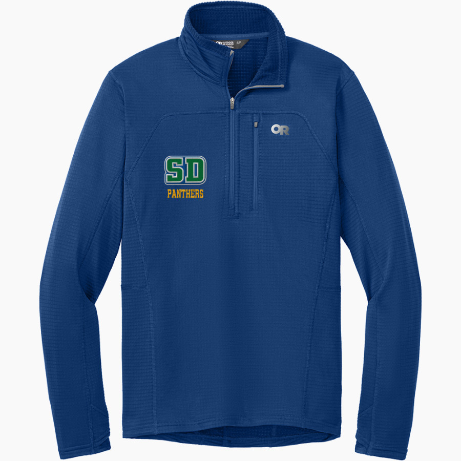 San Domenico Panthers <span class="pdp-name-mascot">San Domenico Panthers</span> Outdoor Research Men's Tech Grid 1/4-Zip Fleece