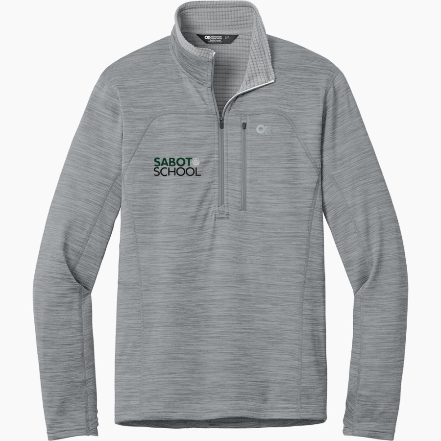 Sabot School Sabot School <span class="pdp-name-mascot">STONY POINT SCHOOL</span> Outdoor Research Men's Tech Grid 1/4-Zip Fleece