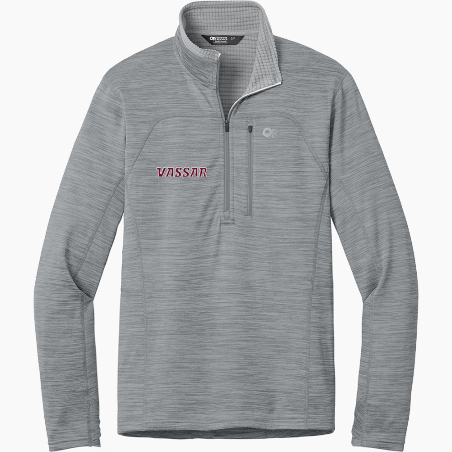 Vassar Brewers <span class="pdp-name-mascot">Vassar College Brewers</span> Outdoor Research Men's Tech Grid 1/4-Zip Fleece