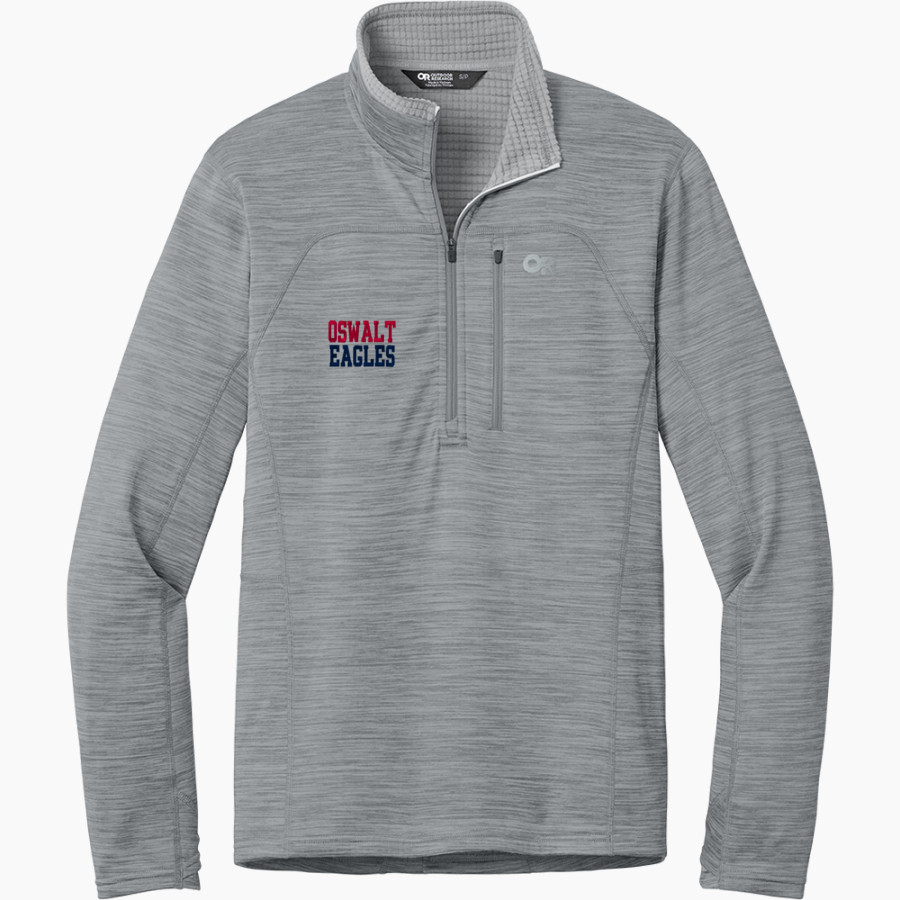 Oswalt Eagles <span class="pdp-name-mascot">Oswalt Academy Eagles</span> Outdoor Research Men's Tech Grid 1/4-Zip Fleece