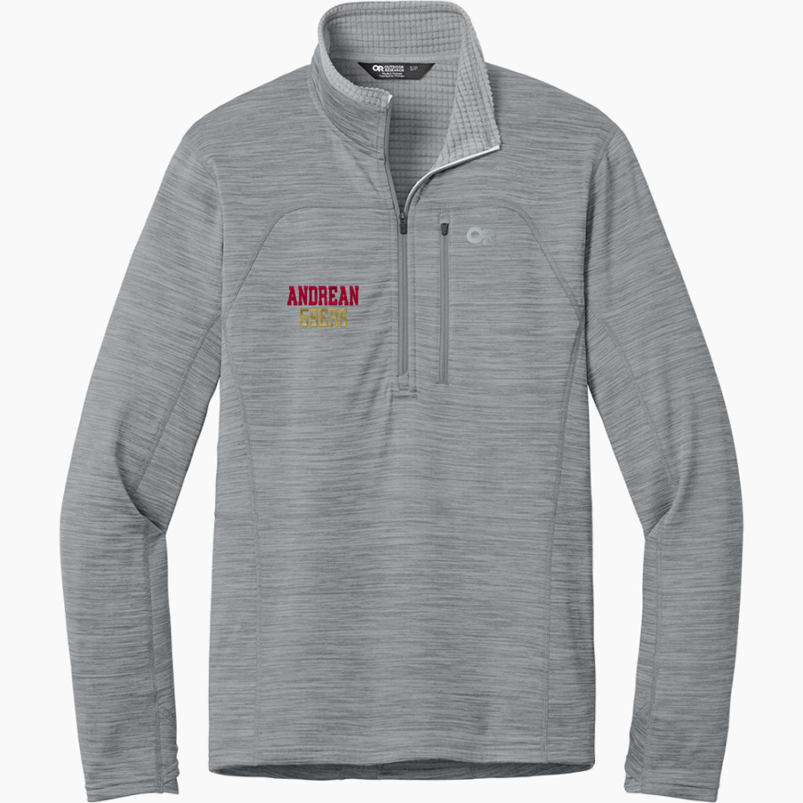 Andrean 59ers <span class="pdp-name-mascot">Andrean 59ers</span> Outdoor Research Men's Tech Grid 1/4-Zip Fleece