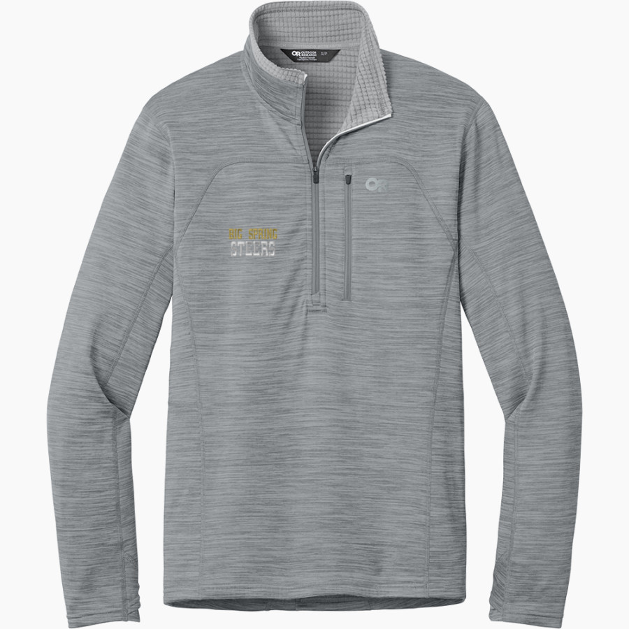 BIG SPRING HIGH SCHOOL STEERS <span class="pdp-name-mascot">BIG SPRING STEERS</span> Outdoor Research Men's Tech Grid 1/4-Zip Fleece