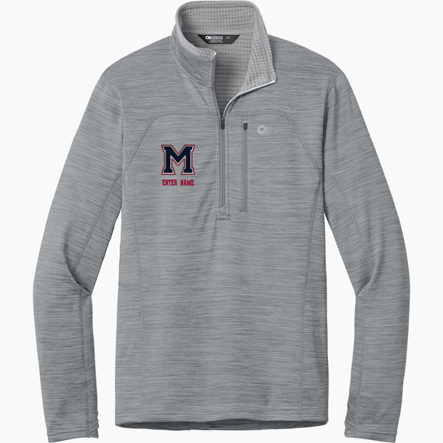 Milton Eagles <span class="pdp-name-mascot">Milton Eagles</span> Outdoor Research Men's Tech Grid 1/4-Zip Fleece