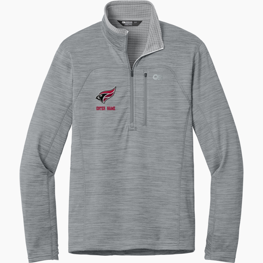 LAWNDALE HIGH SCHOOL CARDINALS <span class="pdp-name-mascot">LAWNDALE CARDINALS</span> Outdoor Research Men's Tech Grid 1/4-Zip Fleece