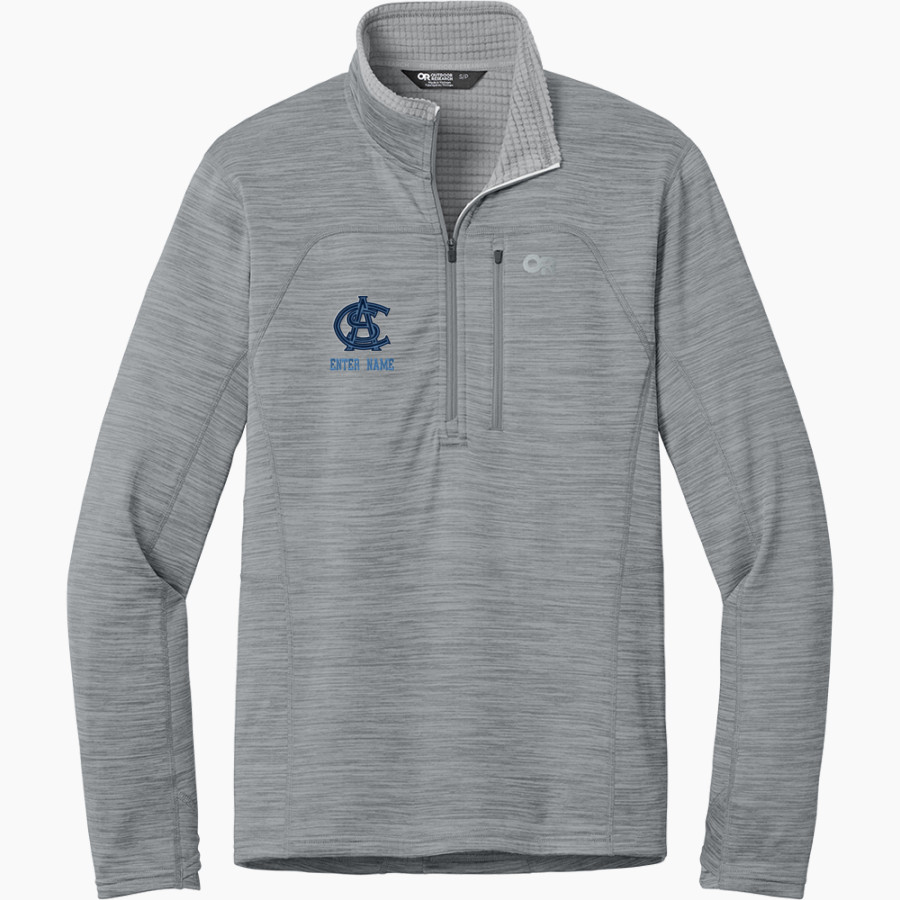 ALL SAINTS CATHOLIC HIGH SCHOOL COUGARS <span class="pdp-name-mascot">ALL SAINTS COUGARS</span> Outdoor Research Men's Tech Grid 1/4-Zip Fleece