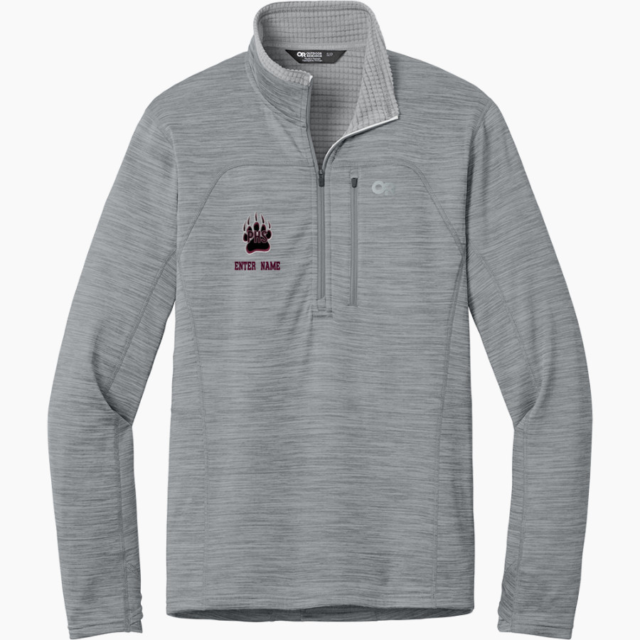Paideia High Bears <span class="pdp-name-mascot">Paideia High School Bears</span> Outdoor Research Men's Tech Grid 1/4-Zip Fleece
