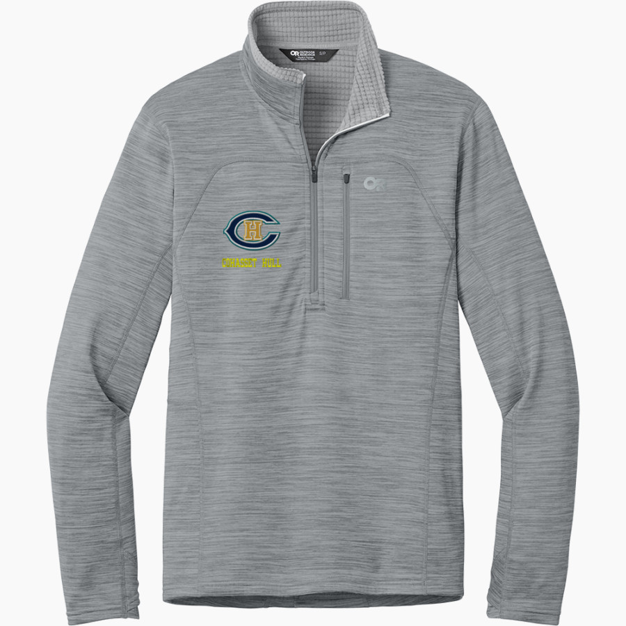 Cohasset Hull Softball Outdoor Research Men's Tech Grid 1/4-Zip Fleece
