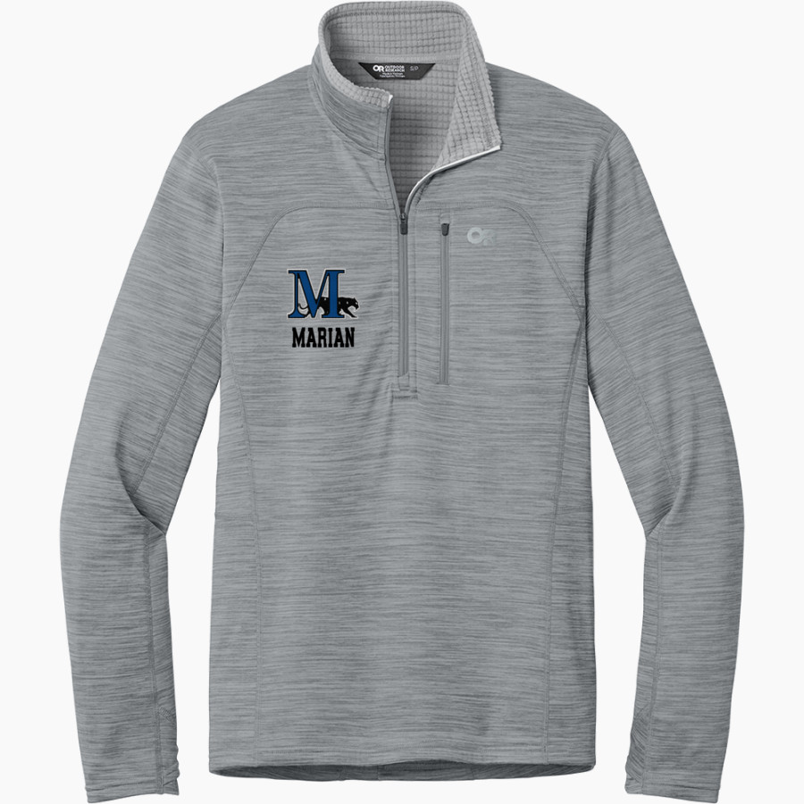 Marian SABRES <span class="pdp-name-mascot">Marian University SABRES</span> Outdoor Research Men's Tech Grid 1/4-Zip Fleece