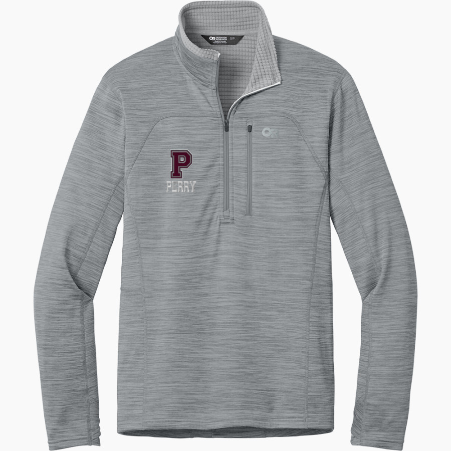 PERRY HIGH SCHOOL MAROONS <span class="pdp-name-mascot">PERRY MAROONS</span> Outdoor Research Men's Tech Grid 1/4-Zip Fleece