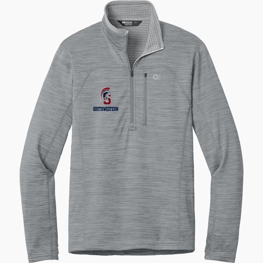 Southwestern Spartans <span class="pdp-name-mascot">Southwestern Spartans</span> Outdoor Research Men's Tech Grid 1/4-Zip Fleece