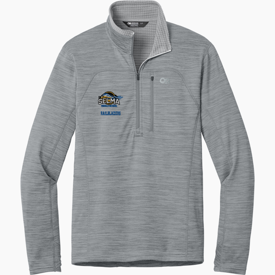 Selma Railblazers <span class="pdp-name-mascot">Selma Middle School Railblazers</span> Outdoor Research Men's Tech Grid 1/4-Zip Fleece