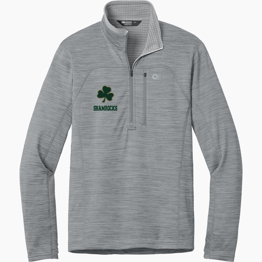 Bishop Feehan Shamrocks <span class="pdp-name-mascot">Bishop Feehan Shamrocks</span> Outdoor Research Men's Tech Grid 1/4-Zip Fleece