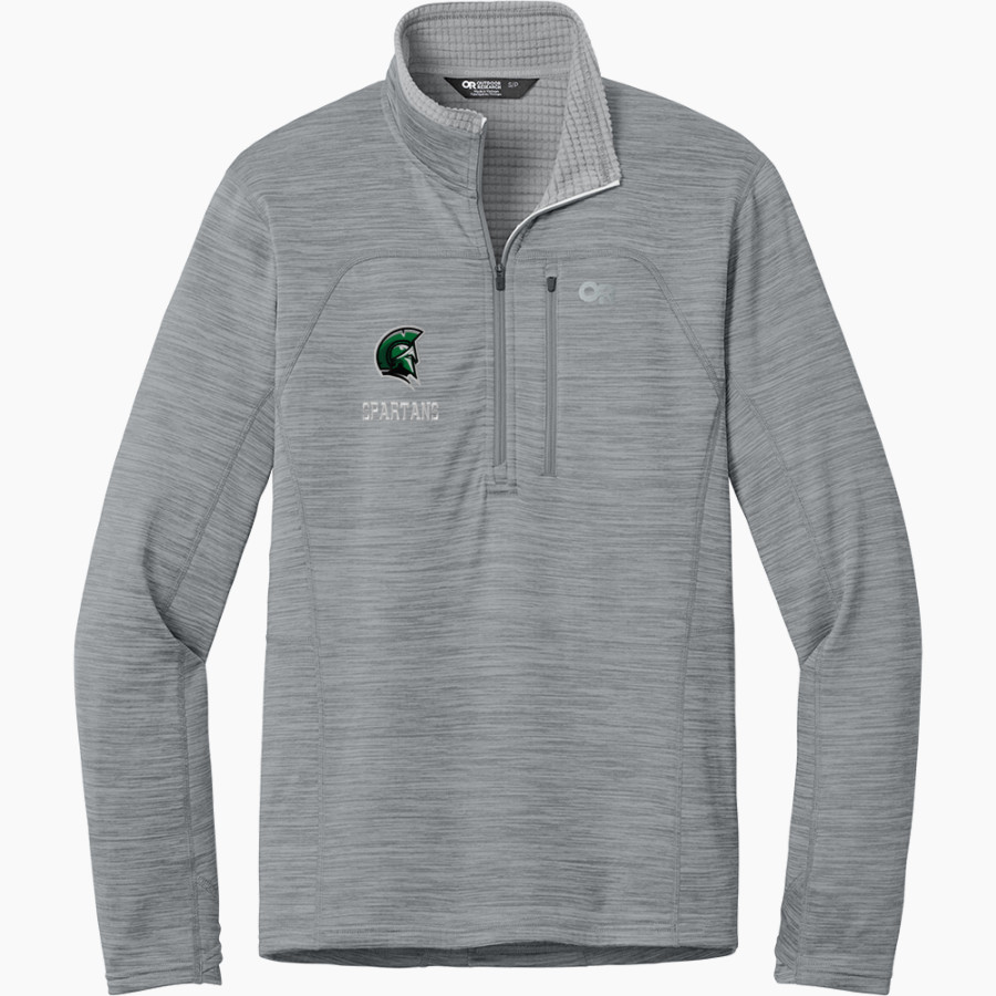 Calvary Christian Spartans <span class="pdp-name-mascot">Calvary Christian Spartans</span> Outdoor Research Men's Tech Grid 1/4-Zip Fleece