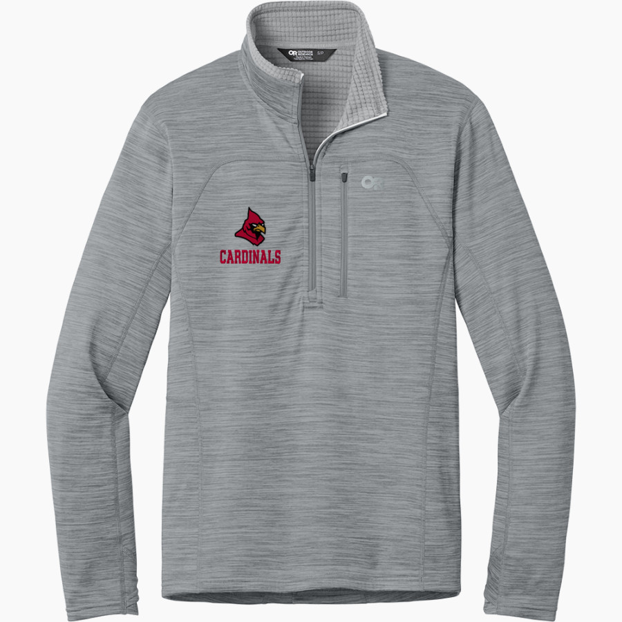 HALFWAY HIGH SCHOOL CARDINALS <span class="pdp-name-mascot">HALFWAY CARDINALS</span> Outdoor Research Men's Tech Grid 1/4-Zip Fleece
