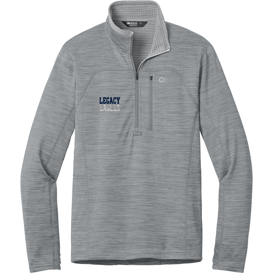 Legacy Eagles <span class="pdp-name-mascot">Legacy Charter Eagles</span> Outdoor Research Men's Tech Grid 1/4-Zip Fleece