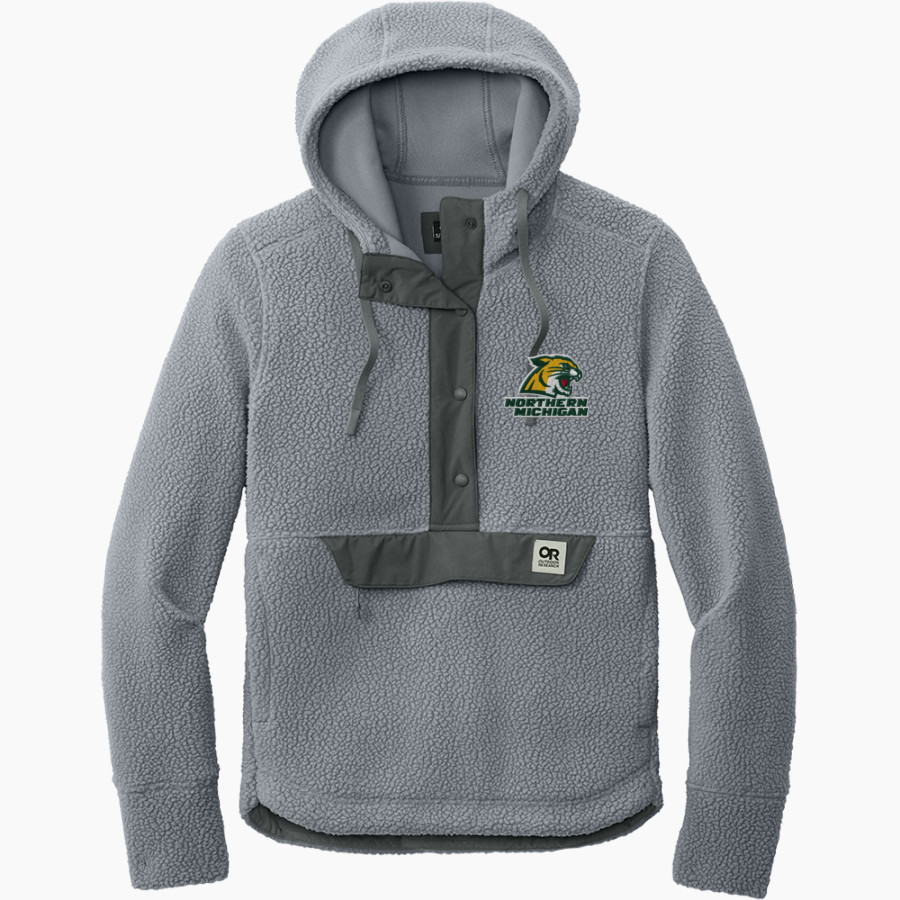 Northern Michigan Wildcats <span class="pdp-name-mascot">Northern Michigan Wildcats</span> Outdoor Research Women's Packwood Fleece Pullover Hoodie