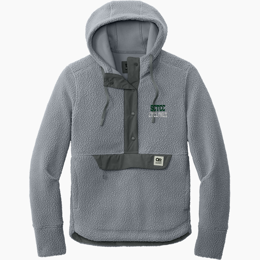 SCTCC Cyclones Online Apparel Store <span class="pdp-name-mascot">St Cloud Cyclones</span> Outdoor Research Women's Packwood Fleece Pullover Hoodie