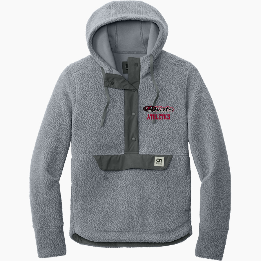 Erie Kats <span class="pdp-name-mascot">ERIE COMMUNITY COLLEGE Kats</span> Outdoor Research Women's Packwood Fleece Pullover Hoodie