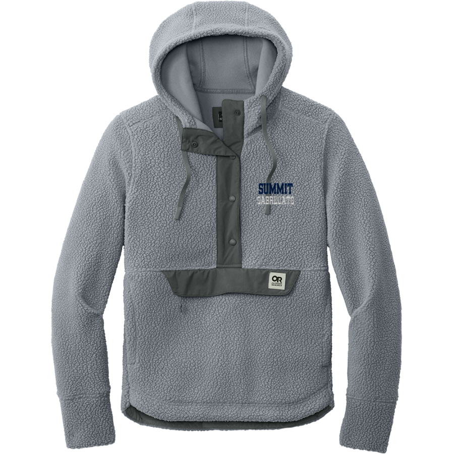 Summit Sabrecats <span class="pdp-name-mascot">Summit School Sabrecats</span> Outdoor Research Women's Packwood Fleece Pullover Hoodie