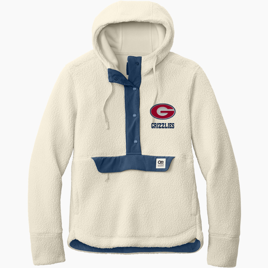 GRASSFIELD HIGH SCHOOL GRIZZLIES <span class="pdp-name-mascot">GRASSFIELD GRIZZLIES</span> Outdoor Research Women's Packwood Fleece Pullover Hoodie