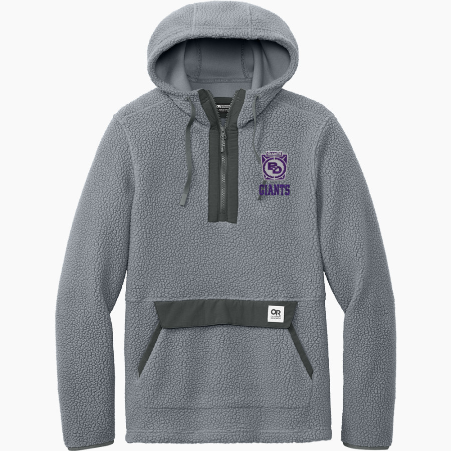 Ben Davis Giants Outdoor Research Men's Packwood Fleece Pullover Hoodie