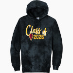 USC SALKEHATCHIE Indians <span class="pdp-name-mascot">University Of South Carolina Salkehatchie Indians</span> Port & Company Men's Crystal Tie-Dye Pullover Hoodie Front Thumbnail